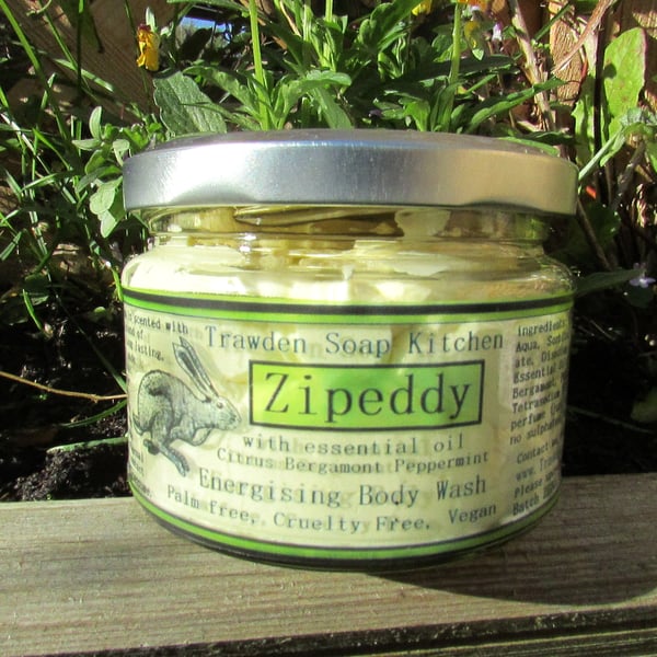 Zipeddy, Energising, long lasting body wash with invigorating essential oils.