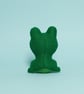 Happy Green Frog - Wool Felt Sculpture - Image 3