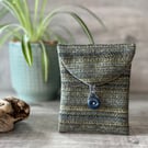 Perfectly Imperfect Wool Coin Purse Pouch  