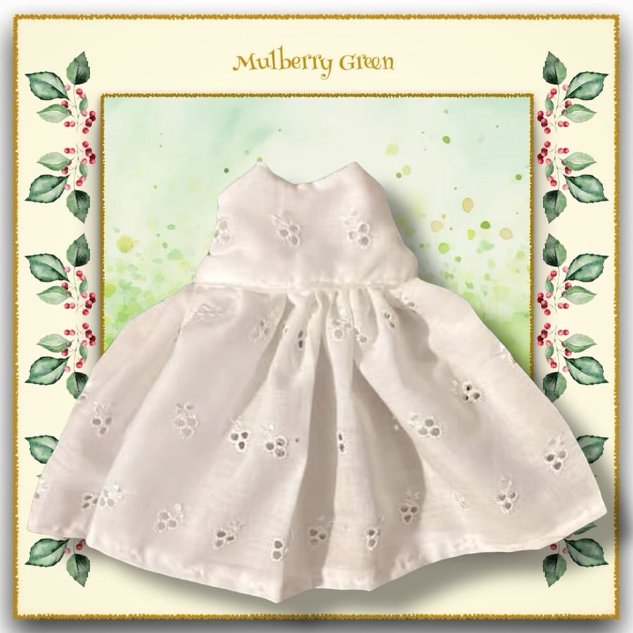 Special Offer - Ivory Broderie Anglais Dress