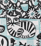 Cat Picnic linocut - Image 2