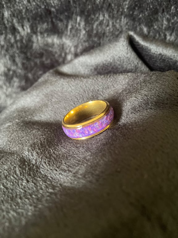 Resin ring handmade 