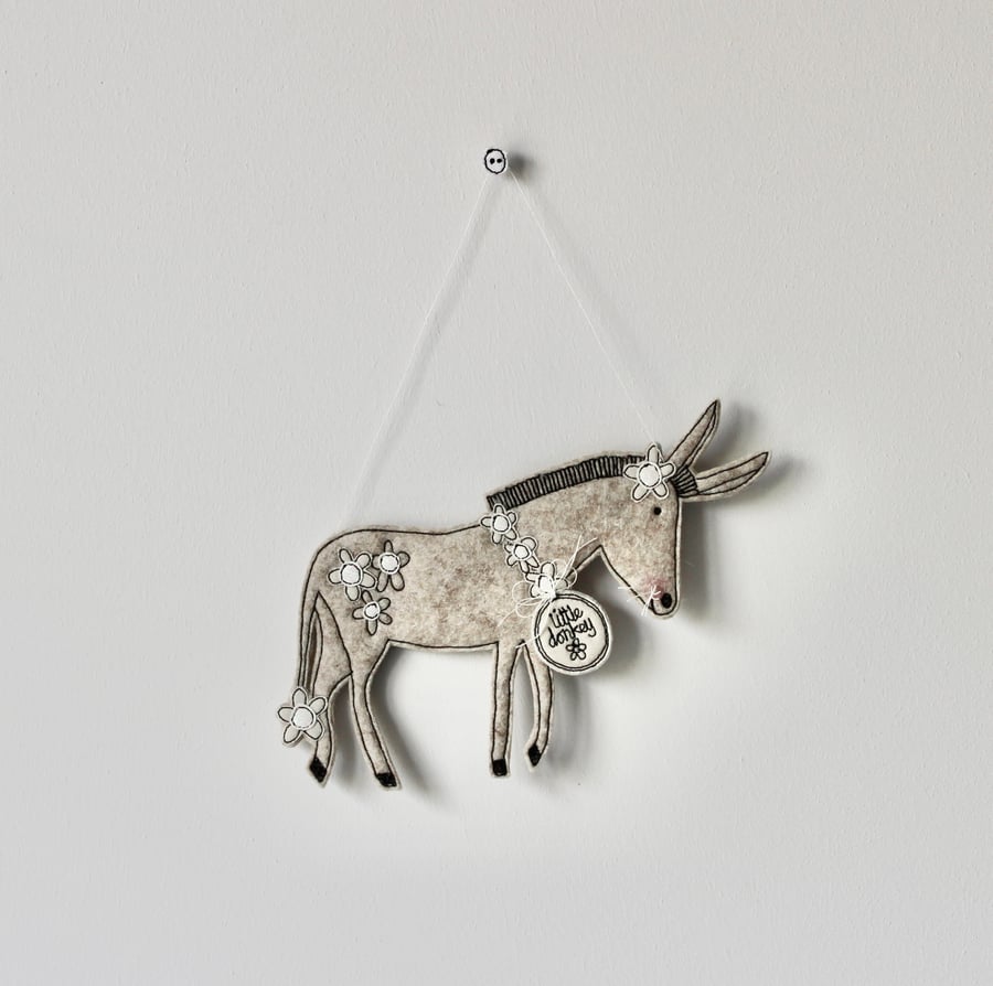 'Little Donkey' - Hanging Decoration
