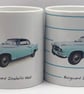 Borgward Isabella 1960 - 11oz Ceramic Mug - Plain or Stripe Design - Image 3