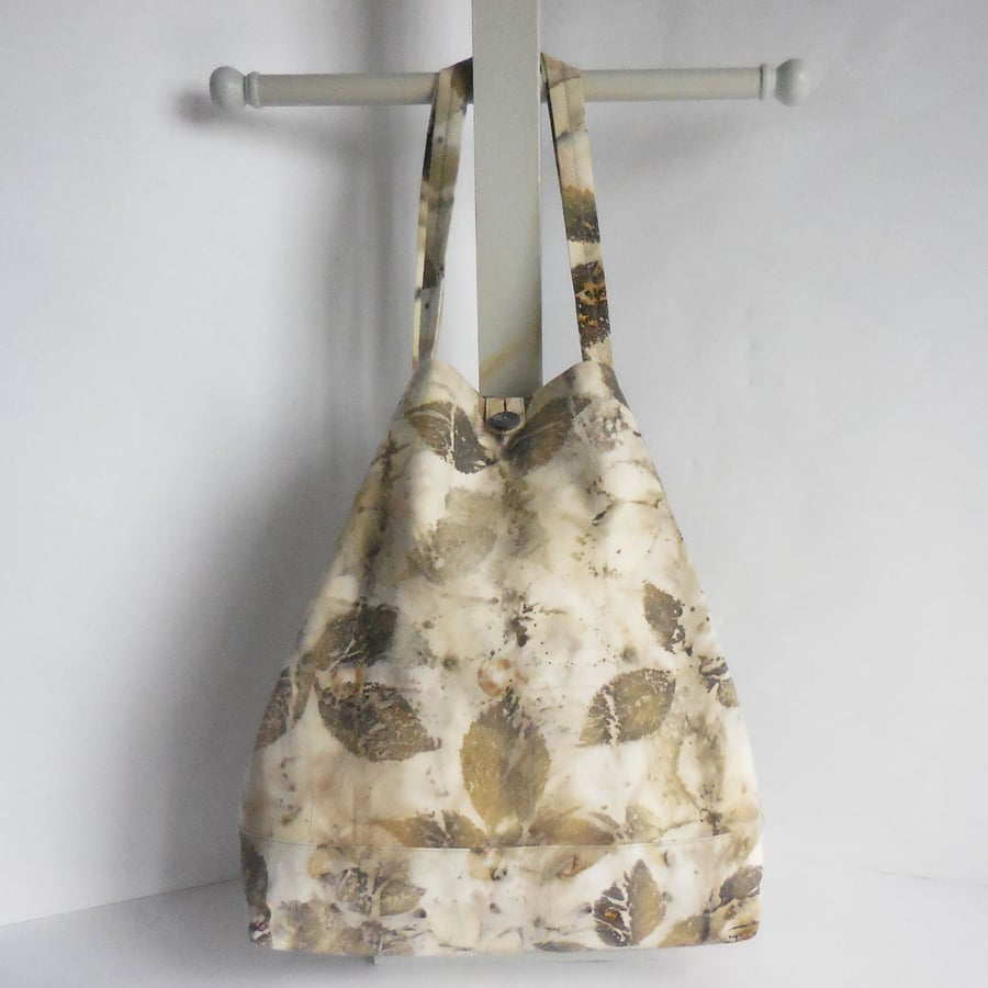ECO BOTANICAL PRINTED SHOULDER BAG