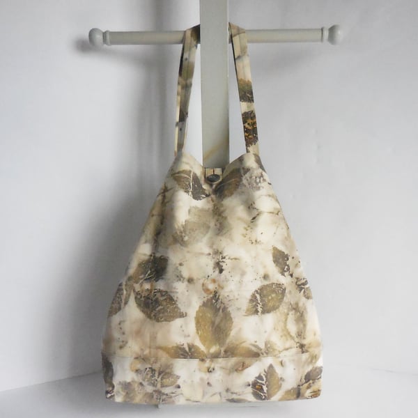 ECO BOTANICAL PRINTED SHOULDER BAG