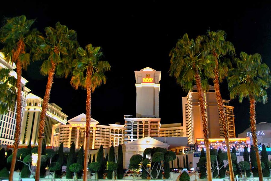 Caesars Palace Hotel Las Vegas America Photograph Print