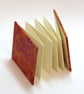 Tiny Handmade Pocket Watercolour Sketchbook For Artists in Orange and Purple - Image 3