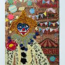 The Laugh That Lingers - Dark Circus Art Print, Gothic Clown, Surreal Art