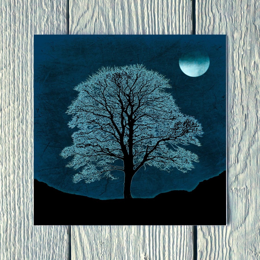 Ghost Tree , Greetings Card