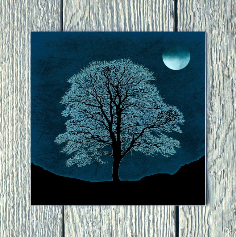 Ghost Tree , Greetings Card
