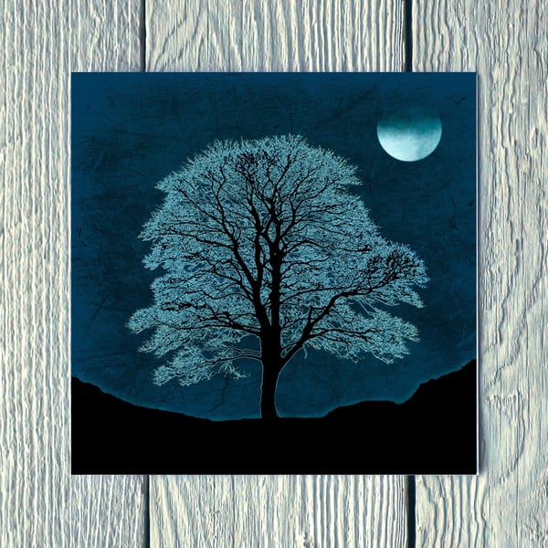 Ghost Tree , Greetings Card
