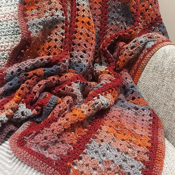 Large Double Bed Crochet Blanket