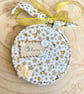 Personalised Gold Star Bauble - Christmas Keepsake Decoration  - Image 4