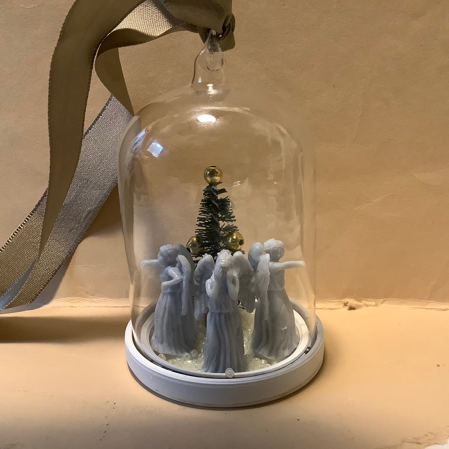 Doctor Who weeping angel bauble. 