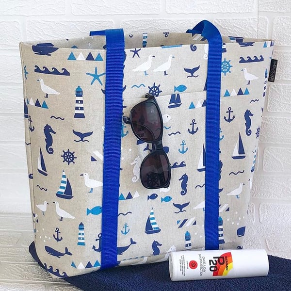 Beach bag,tote bag, shoulder bag, picnic bag