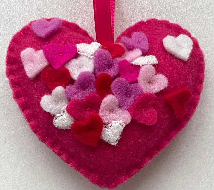 Felt Valentine’s Heart