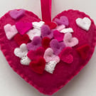 Felt Valentine’s Heart