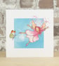Blank Card Butterfly Fairy Card - Image 1