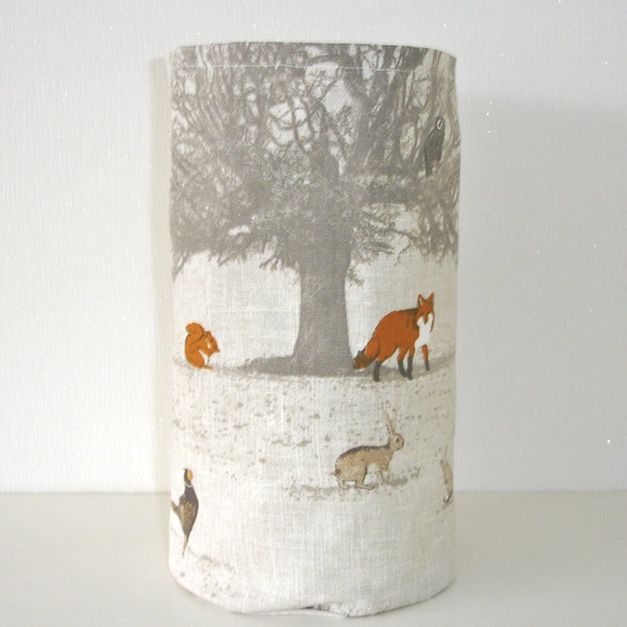 Toilet Roll Holder Loo Roll Storage Basket Bathroom Kitchen Stag Fox Owl Tidy
