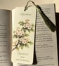 Hawthorn Botanical Bookmark with Tassel -  Floral Gift for Book Lover
