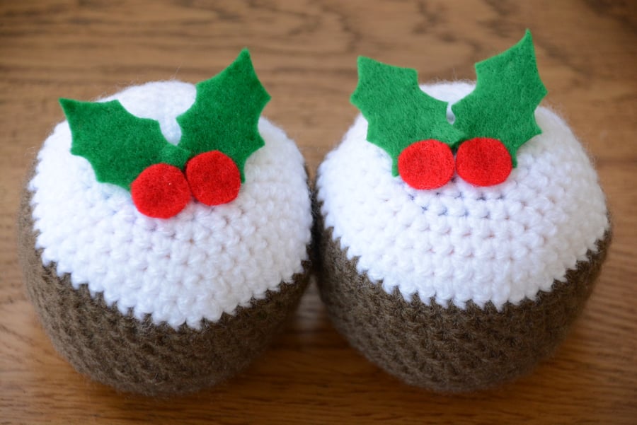 Christmas Pudding Chocolate Orange Covers - Set of 2