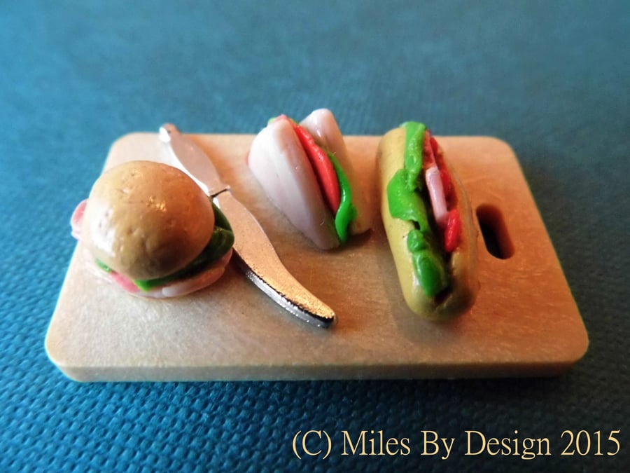 Sandwich Board For Dolls House - Miniatures - Gifts - Doll House