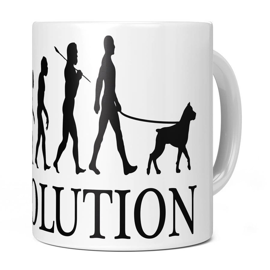 Rottweiler Evolution 11oz Coffee Mug Cup - Perfect Birthday Gift for Him or Her 