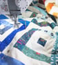 Rainbow Patchwork Quilt - Image 9