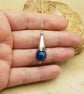 Long Blue Kyanite cone pendant necklace. Reiki jewelry - Image 3