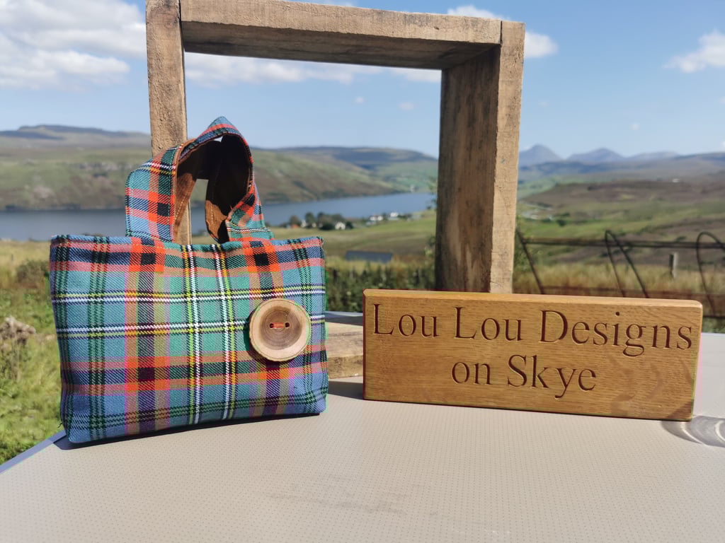 Nicolson tartan little lady bag