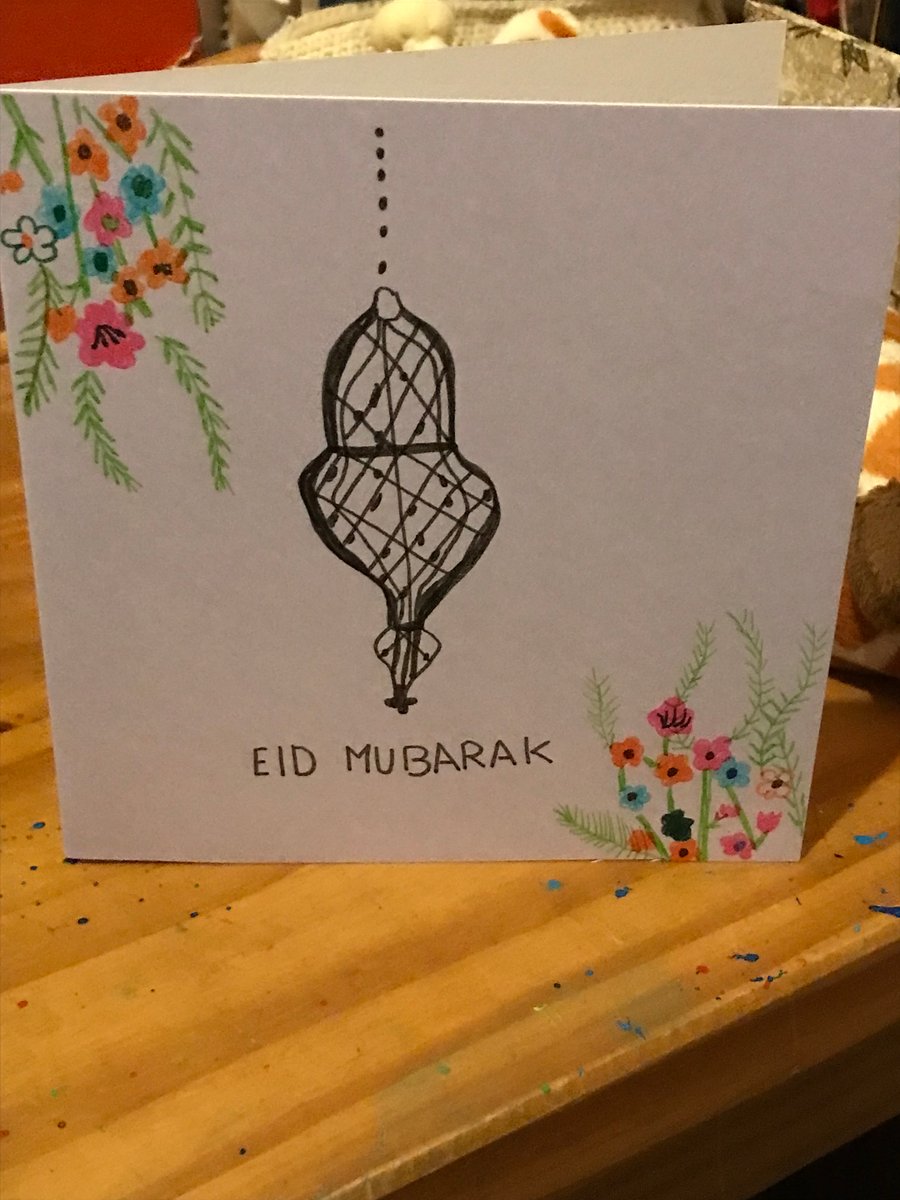 Cards with Eid message