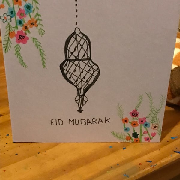 Cards with Eid message
