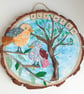 Wooden wall art birds - FLY HIGH - Image 1