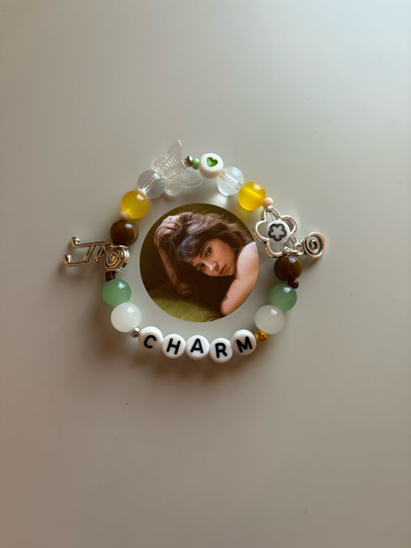 Clairo Charm inspired handmade bracelet
