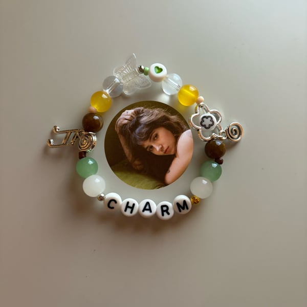 Clairo Charm inspired handmade bracelet