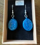 Sterling Silver Clay Christmas Earrings 