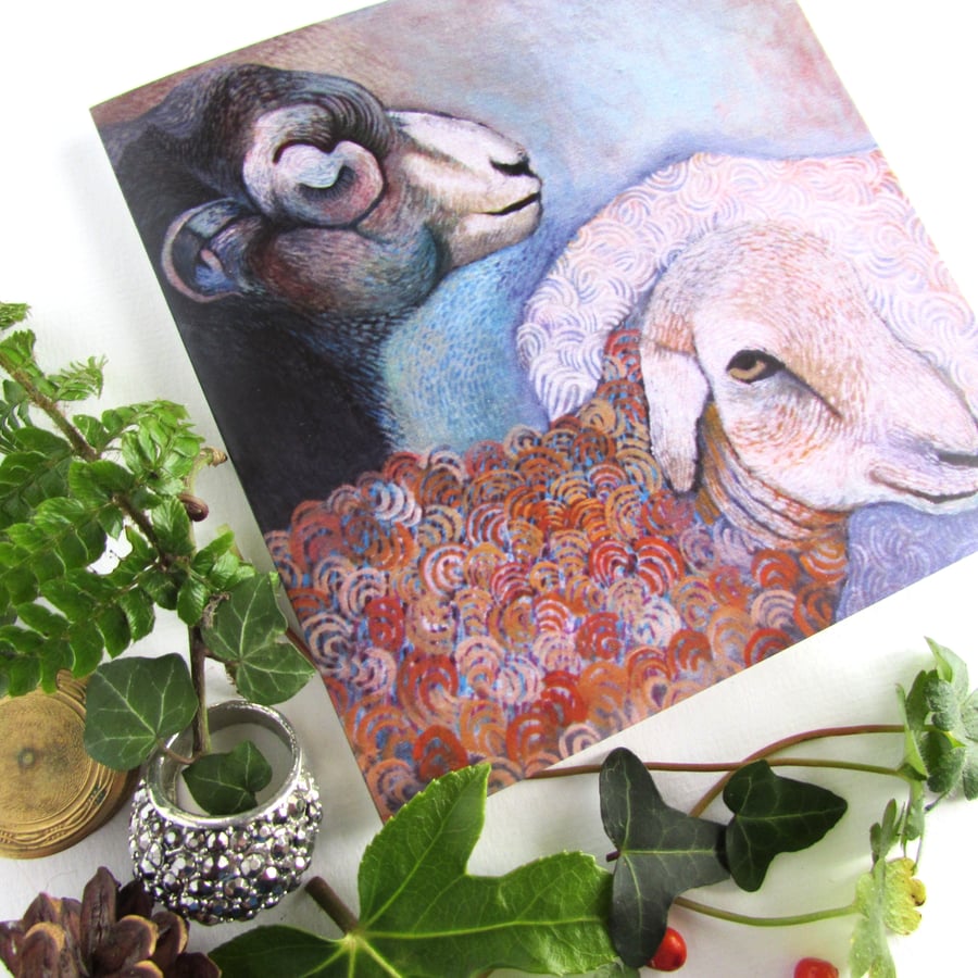 Dreaming of Sheep Greetings Card