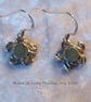 Silver Flower Earrings - Image 3