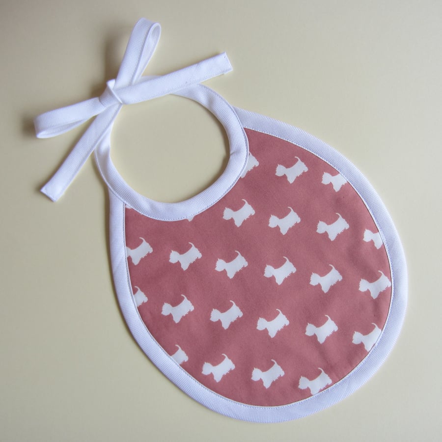 First Size Babies Scottie Dog Bib