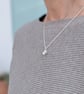 Silver Book Necklace - Personalised Sterling Silver Book Pendant - Handmade  - Image 8