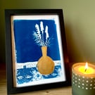 Still Life with Gold Leaf Vase