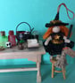 Orange Witch Doll Hanging Decoration, Witch Core, Halloween Decoration - Image 2