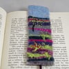 Bookmark - morrland embroidered and felted