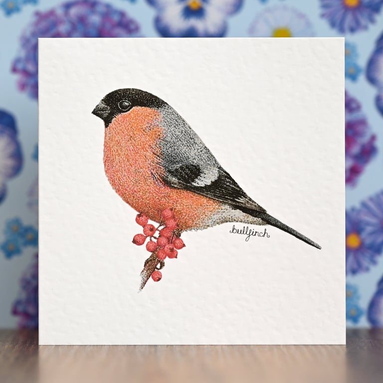 Bullfinch Blank Card