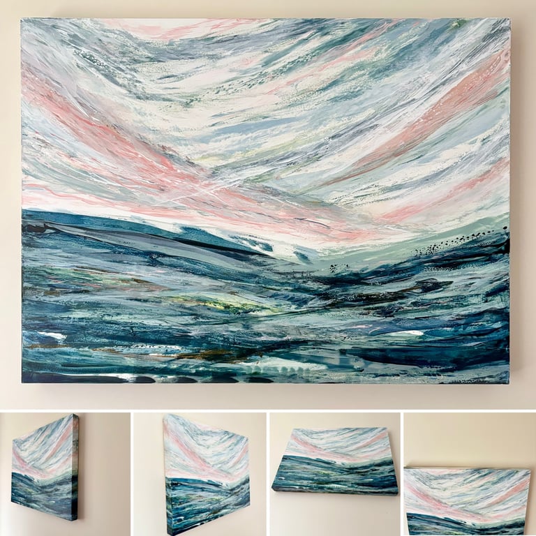 Perfectly Imperfect Original Seascape Painting - Sample 243