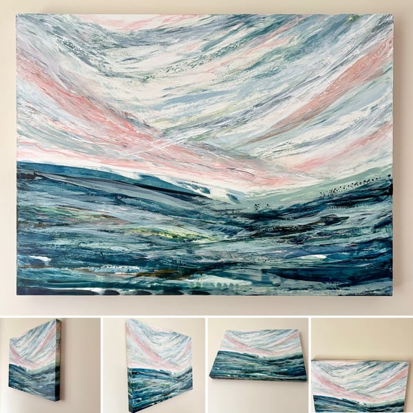 Perfectly Imperfect Original Seascape Painting - Sample 243