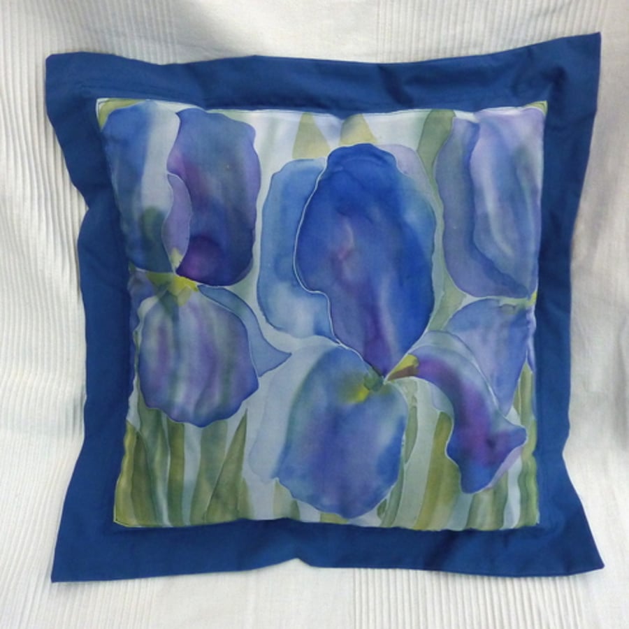 Blue Iris Cushion