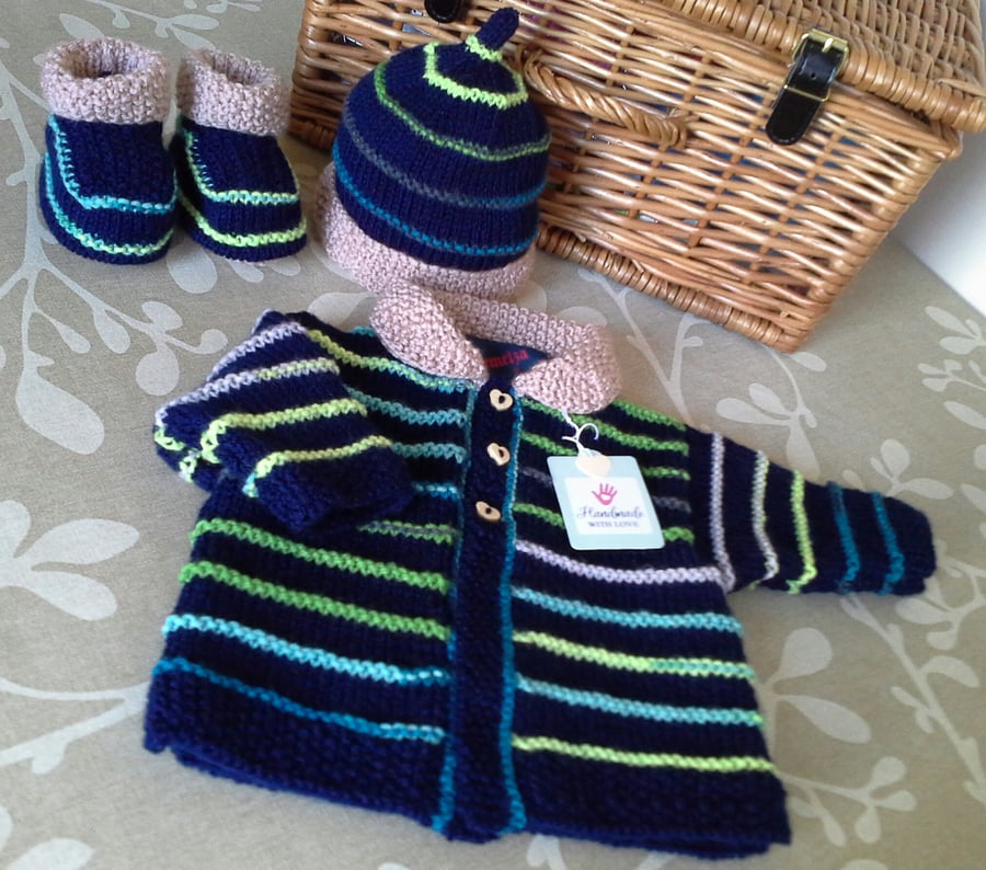 Baby Boy's Layette Gift Set  0-3 months