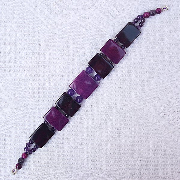 Violet Amethyst Bracelet.
